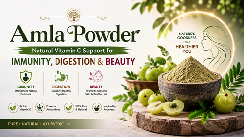 Amla Powder – Natural Vitamin C Support for Immunity, Digestion & Beauty